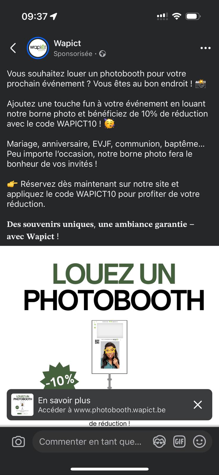 création de sites internet - mockup téléphone site thiebaut 